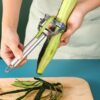 1 Set Stainless Steel Peeler & Slicer – Multi-Function Vegetable & Fruit Grater Tool - Image 5