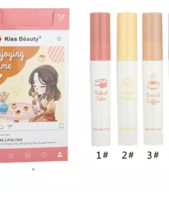 Pack of 4 Kiss Beauty Lipgloss long lasting waterproof Lip