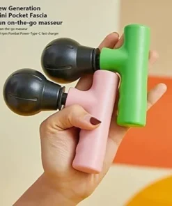 Blueide Mini rechargeable Fascial Gun Deep Muscle Massager (Random color)