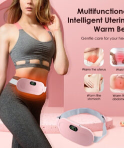 Heating and Vibrating Digital Period Pad for Healing Period Cramps - Women's Care pin Relief.