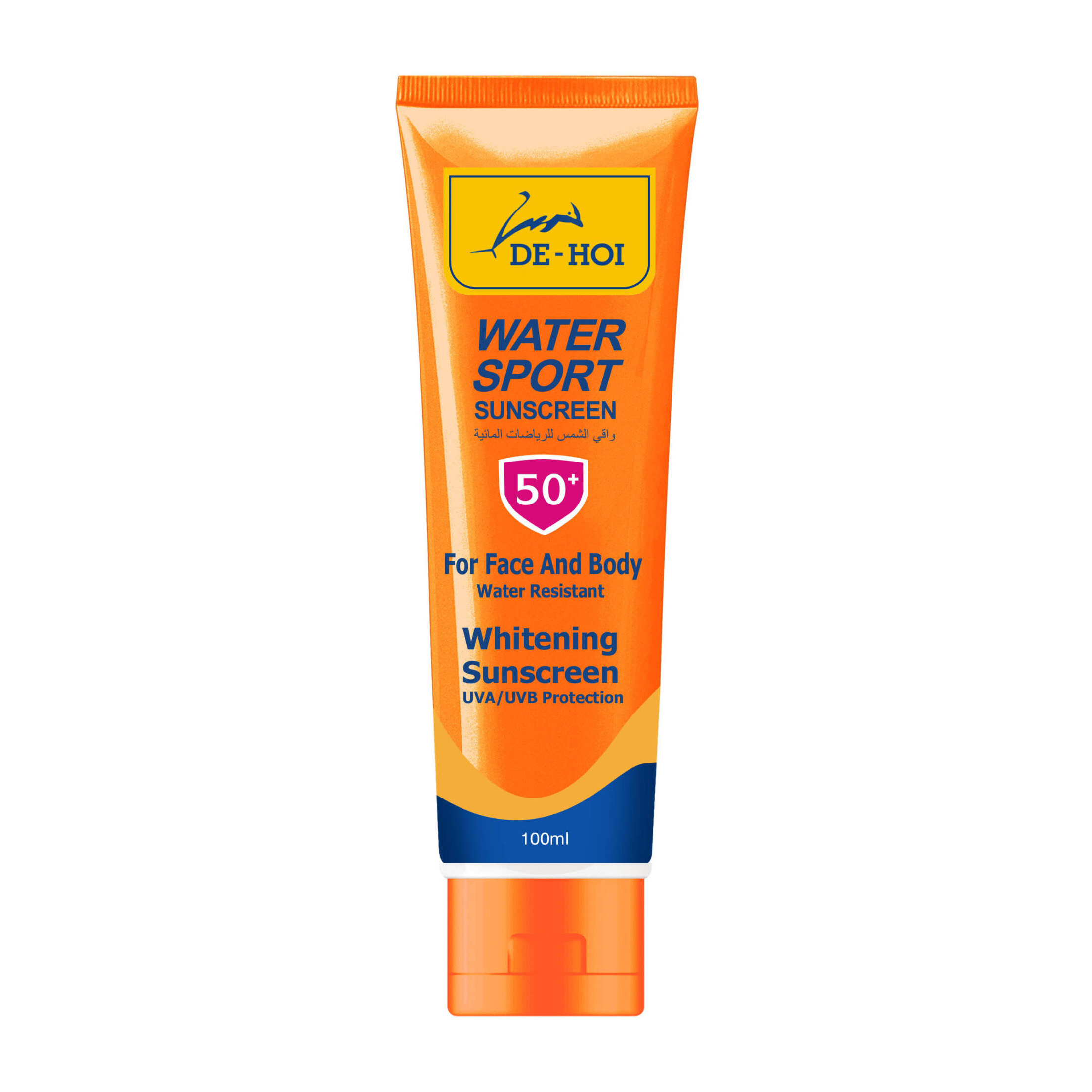 De-Hoi Water-Resistant Whitening & Moisturizer Sunblock Sunscreen | Sun Protection + Skin Brightening | Lightweight & Hydrating for Face & Body