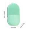 Silicone Cleansing Ice Lattice | Ice Roller Facial Massage | Ice Cube Roller with Scrub - Random color