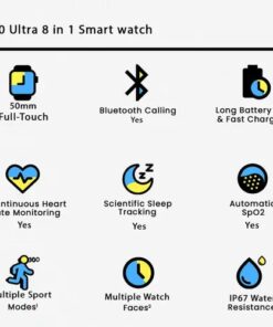 Y80 Ultra 8 in 1 Smart watch