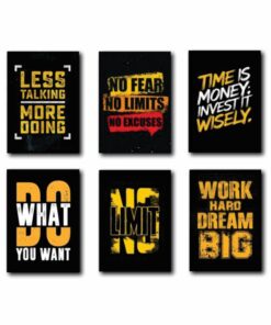 Set of 6 Premium Wall Art Photo Tiles – Modern Home Decor Sets
