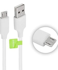 Infinix Copper Fast Charging Micro USB Data Cable – Durable White Charging & Sync Cable for Android Devices