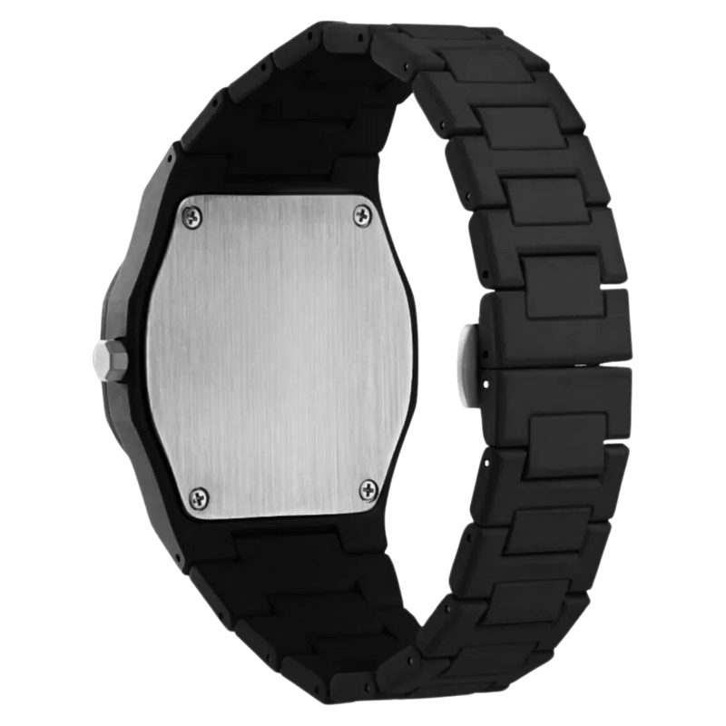 Premium Black Stainless Steel Waterproof Men's Watch - Luxury Multi-Dial Design (With Box) - Image 3