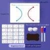 2-in-1 Brain Development Training Kit – Reusable Finger Maze & Pen Control Workbook for Kids & Adults (20 Training Pictures)