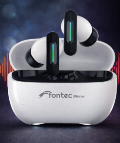 Fontec Winner TWS Wireless Earbuds – Bluetooth 5.3 Gaming Earphones with ENC Noise Cancellation & Surround Sound