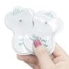 Sticky Button Type Electrode Pads For Digital Epm Tens 4 Pieces High Quality Reusable Therapy Accessories - Image 3