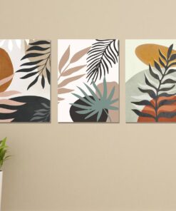 Set of 3 Premium Wall Art Photo Tiles – Modern Home Decor Sets 8x11