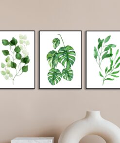 Set of 3 Premium Wall Art Photo Tiles – Modern Home Decor Sets 8x11
