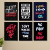 set of 6 Motivational sticky canvas frames for wall decore / sticky phototiles - Image 2