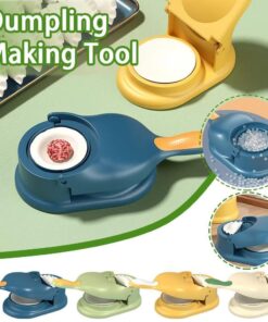 2-in-1 Manual Dumpling Maker & Dough Press Machine | Portable Samosa & Gujiya Mould Tool | Easy Kitchen DIY Pastry Accessory