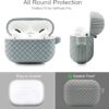Silicone Breathable Braided Case Cover – Soft TPU Protective Charging Case (Random Color) - Image 4