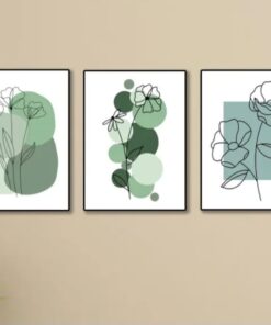 Set of 3 Premium Wall Art Photo Tiles – Modern Home Decor Sets