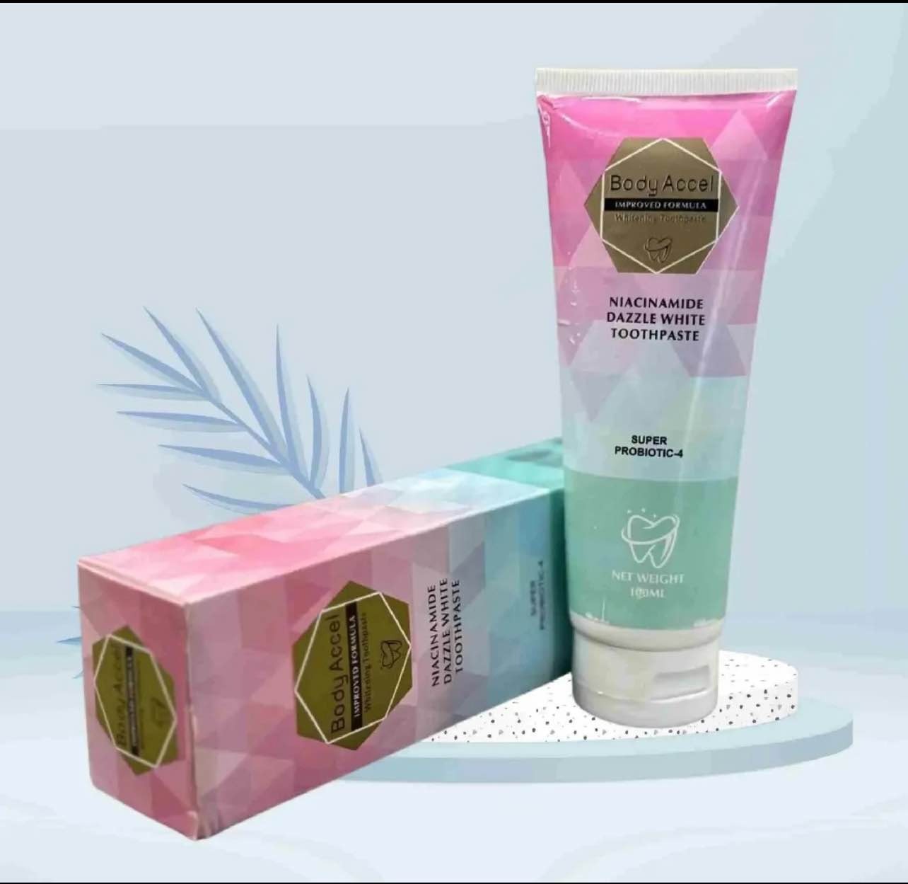 Body Accel Whitening Toothpaste – Advanced Teeth Whitening & Fresh Breath Formula (100ml) - Image 3
