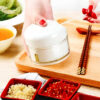 Mini Powerful Meat Grinder Hand-power Food Chopper Mincer Mixer Blender Chop Meat Fruit Vegetable Nuts Shredder (random color ) - Image 2