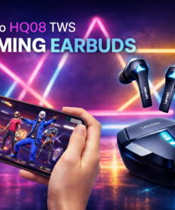 Professional Lenovo Hq08 Tws Gaming Earbuds Low Latency Hifi Sound 100 Percent Original