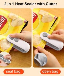 Portable Rechargeable Mini Sealer For Plastic Bags | Handheld Heat Sealing Machine