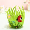 Easter Baskets – Portable Round Non-Woven Buckets for Kids & Adults | Small Woven Party & Birthday Decoration Supplies - Image 4