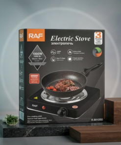 RAF 1000W Single Electric Stove – Portable Adjustable Temperature Control & Overheat Protection
