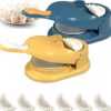 2-in-1 Manual Dumpling Maker & Dough Press Machine | Portable Samosa & Gujiya Mould Tool | Easy Kitchen DIY Pastry Accessory - Image 3