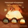 Cute Rabbit Silicone Lamp Soft Touch Night Light For Kids And Home Decor - Image 3