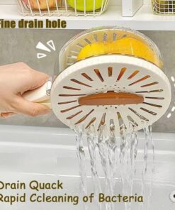 Multi-Functional Vegetable & Fruit Cleaning Basket | Folding Drainage & Storage Box | Fresh-Keeping Kitchen Filter Container