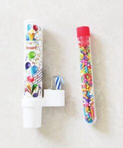 Musical Sprinkle Popper Cake Topper – Surprise Party Decoration