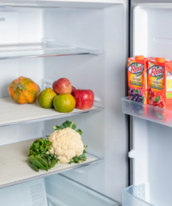 PVC Refrigerator Shelf Liner (45x150cm) - Plain Check Anti-Slip Fridge Drawer Mat