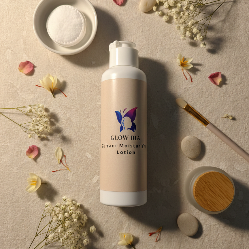 Glow Ria Zafrani Moisturizing Body Lotion – Deep Hydration & Natural Glow, 120 ml - Image 3
