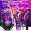 Colorful Starry Sky Galaxy Projector Nightlight Child Bluetooth USB Music Player Star Night Light Romantic Projection Lamp Gifts(with remote ) - Image 3