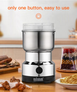 Nima Multi Purpose Electric Coffee Grinder 300WATT Automatic Coffee Spice Bean Grinder Stainless Steel