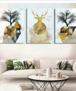 Set of 3 Wooden Photo Tile Wall Art Frames (8×11 Inches) – Premium MDF Spiritual Wall Décor with Easy Stick Back