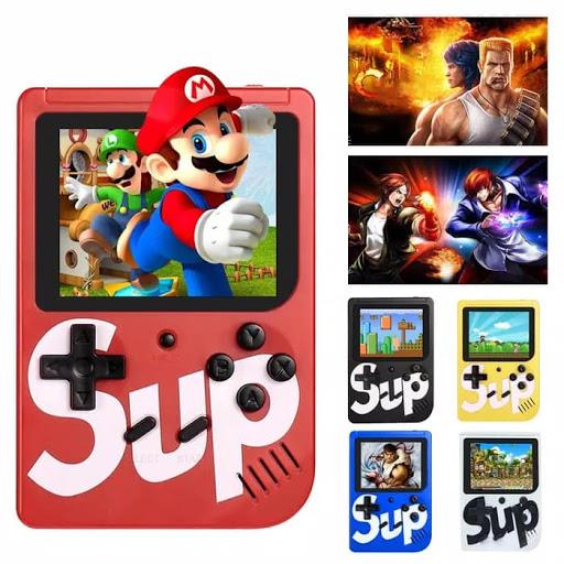 SUP Player Game Console | 400 in 1 Handheld Retro | 3" LCD Screen | Rechargeable Battery | TV Compatible (Random Colour) - Image 2