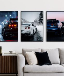 Set of 3 Premium Wall Art Photo Tiles – Modern Home Decor Sets 8x11