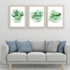 Set of 3 Premium Wall Art Photo Tiles – Modern Home Decor Sets 8x11 - Image 3