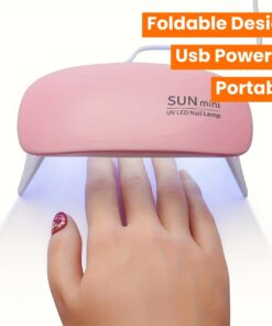 UV Led Lamp For Nails 6W Nail Lamp Light With Timer Mini Premium Quality Smooth Finish Durable Stylish And Compact Design