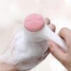 3D Double-Sided Silicone Face Cleanser | Portable Facial Cleansing & Massage Brush | Random Color - Image 5