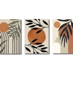 Set of 3 Premium Wall Art Photo Tiles – Modern Home Decor Sets