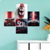 Set of 4 Premium Wall Art Photo Tiles – Modern Home Decor Sets 8x11