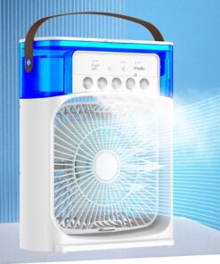 Mini Air Cooler Fan With Evaporative Cooling | Portable Household Air Conditioner 3 Speed | Random Colour