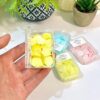 Soap Paper Disposable Bath Hand Washing Travel Foaming Scented Portable Mini Flower Soap Flakes ( Random Color) - Image 3