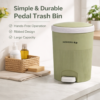 Royal Round Garbage Bin With Pedal - Standard size Trash Can with Lid for Kitchen, Bathroom & Office - Image 3