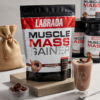Labrada Nutrition Muscle Mass Gainer 2lbs Chocolate Flavor High-Calorie Weight & Muscle Gain Powder
