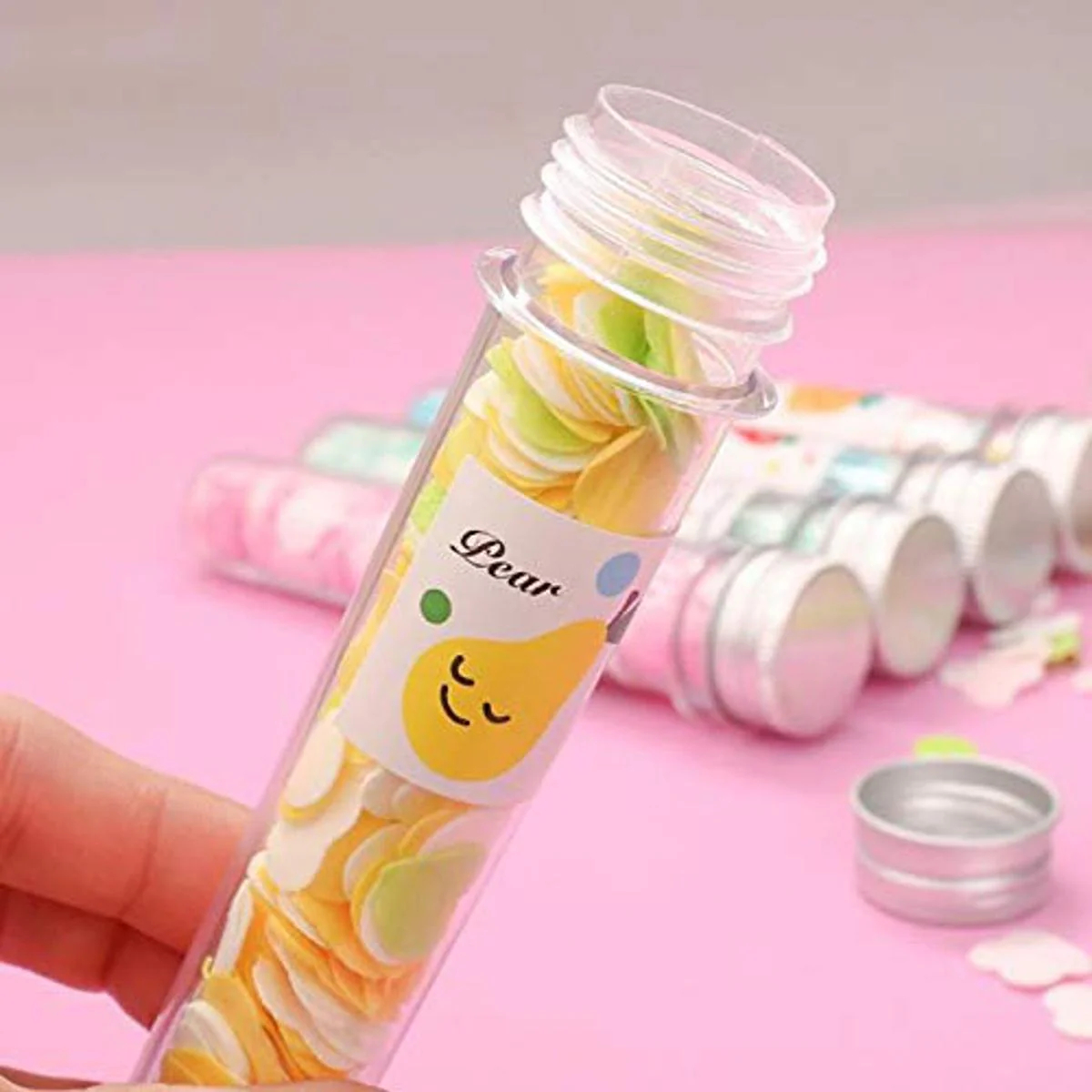 120pcs Disposable Paper Flower Soap Tube – Portable Handwash Sheets for Kids & Adults | Travel-Friendly Pocket Soap Flakes - Image 2