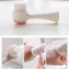 3D Double-Sided Silicone Face Cleanser | Portable Facial Cleansing & Massage Brush | Random Color - Image 3