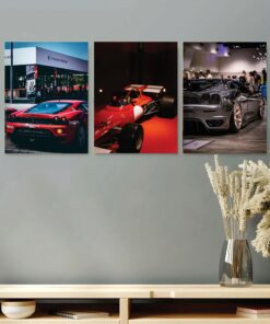 Set of 3 Premium Wall Art Photo Tiles – Modern Home Decor Sets 8x11