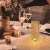 Crystal Rose Diamond Lamp – 16 Colors Changing LED Touch Lamp with Remote & USB Charging