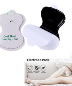 Sticky Button Type Electrode Pads For Digital Epm Tens 4 Pieces High Quality Reusable Therapy Accessories